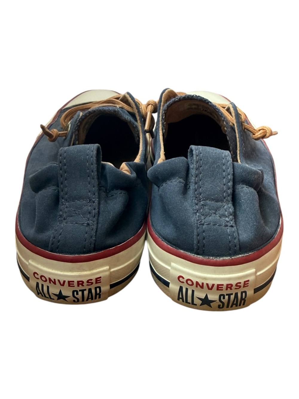 Converse Chuck Taylor All Star Shoreline Navy Blue Slip On Canvas Sneakers. 7. - Picture 4 of 7